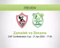 Zamalek Dreams betting prediction (21 April 2024)