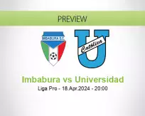 Imbabura Universidad betting prediction (18 April 2024)