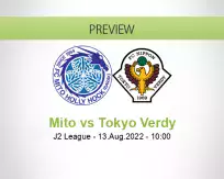Mito Tokyo Verdy betting prediction (13 August 2022)