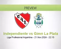 Independiente Gimn La Plata betting prediction (21 November 2024)