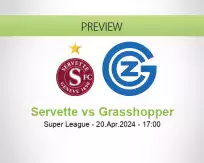 Servette Grasshopper betting prediction (20 April 2024)