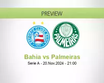 Bahia vs Palmeiras