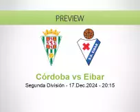 Córdoba Eibar betting prediction (17 December 2024)