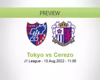 Tokyo Cerezo betting prediction (13 August 2022)