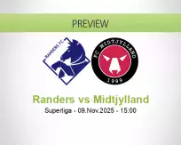 Randers Midtjylland betting prediction (09 November 2025)