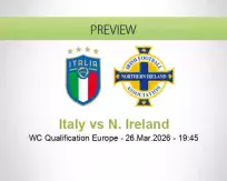 Italy vs N. Ireland