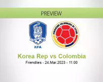 Korea Rep vs Colombia