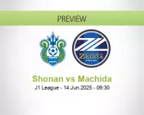 Shonan Machida betting prediction (14 June 2025)