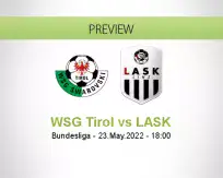 WSG Tirol LASK betting prediction (23 May 2022)
