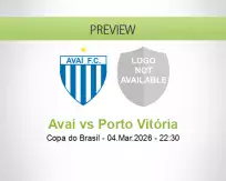 Avaí Porto Vitória betting prediction (04 March 2026)