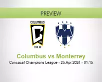 Columbus vs Monterrey