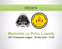 Mazembe Petro Luanda betting prediction (30 March 2024)