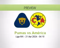 Pumas América betting prediction (21 April 2024)
