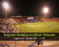 Hapoel Hadera Bnei Yehuda betting prediction (02 March 2021)