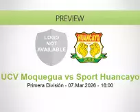 UCV Moquegua Sport Huancayo betting prediction (07 March 2026)
