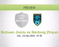 Sichuan Jiuniu Nantong Zhiyun betting prediction (02 November 2024)