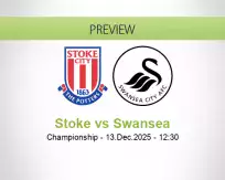Stoke Swansea betting prediction (13 December 2025)