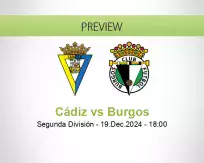 Cádiz Burgos betting prediction (19 December 2024)