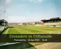 Crusaders Cliftonville betting prediction (16 April 2024)