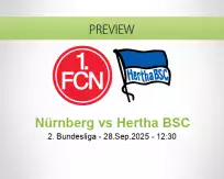 Nürnberg Hertha BSC betting prediction (28 September 2025)