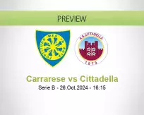 Carrarese Cittadella betting prediction (26 October 2024)