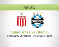 Estudiantes Grêmio betting prediction (23 April 2024)