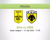 Aris AEK betting prediction (21 April 2024)