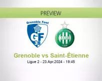 Grenoble Saint-Étienne betting prediction (23 April 2024)