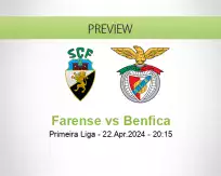 Farense Benfica betting prediction (22 April 2024)