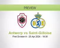 Antwerp Saint-Gilloise betting prediction (25 April 2024)