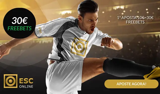 ESC Online: Aposta 10€ e ganha 30€ em Freebets