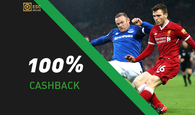 100% Cashback nos Dérbis Ingleses
