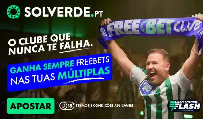 Free Bet Club Solverde: Faz múltiplas e ganha apostas grátis até 500€