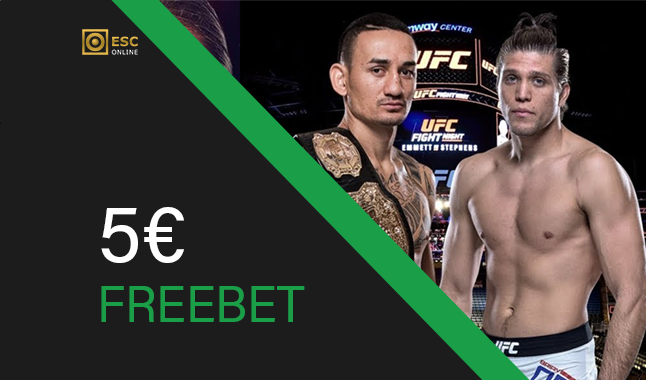 Holloway ou Ortega: Freebet 5€