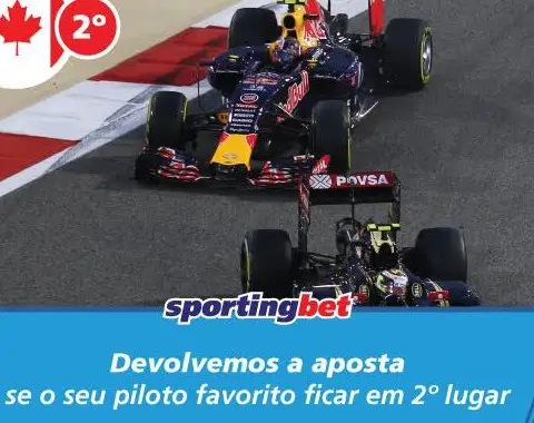 GP do Canadá em F1: o teu piloto fica em segundo e tu ganhas uma aposta grátis