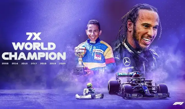 Hamilton enters on the F1 history