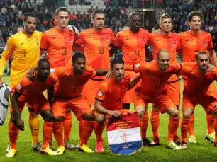 A Holanda de Roben, Sneijder e Robin van Persie para o Mundial 2014