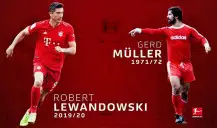 Lewandowski bate recorde histórico que pertencia a Gerd Müller