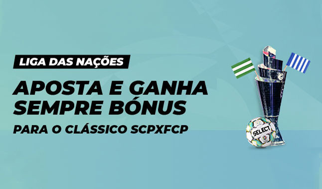 Ganha bónus de 5€ com a Liga das Nações