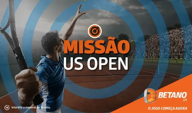 Ganhe 10€ para apostar no US Open com a Missão da Betano