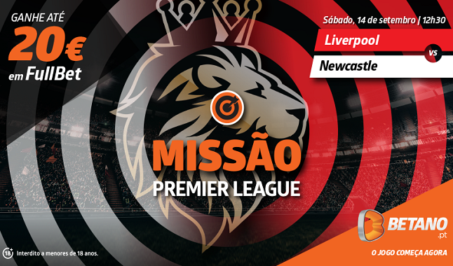 Missão da Betano para ganhar até 20€ em FullBet!