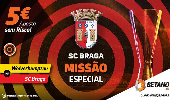 Aposta sem Risco no Wolves-Braga