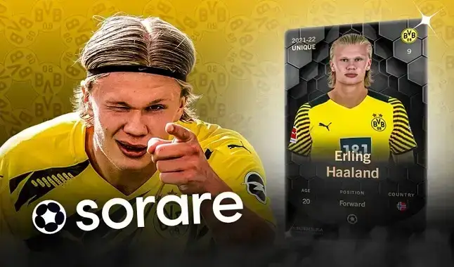 NFT Erling Haaland é comprada por 600 mil euros