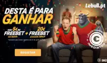 Novidades Lebull: Freebet 5€ + Levantamentos Imediatos