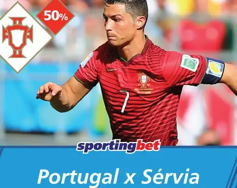 Portugal vs Sérvia: seleção das quinas vence e tu ganhas uma aposta grátis