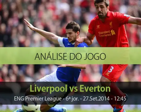 Análise do jogo: Liverpool vs Everton (27 Setembro 2014)