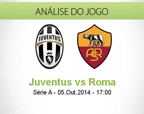 Análise do jogo: Juventus vs Roma (5 Outubro 2014)