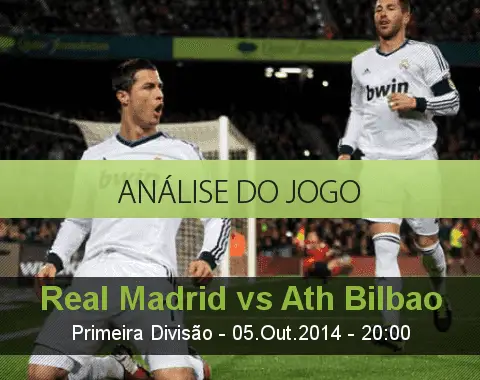 Análise do jogo: Real Madrid vs Athletic Bilbao (5 Outubro 2014)