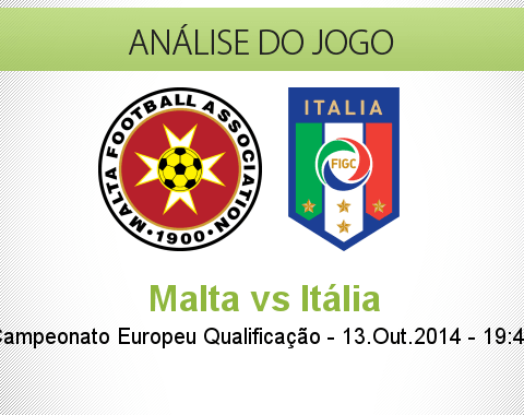 Análise do jogo: Malta vs Itália (13 Outubro 2014)