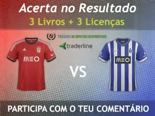 Acerta no resultado do Benfica vs Porto e ganha 3 Livros e 3 Licenças
